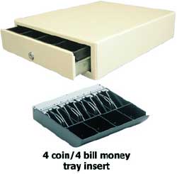 M-S Cash Drawer Epson Bixolon White Compact