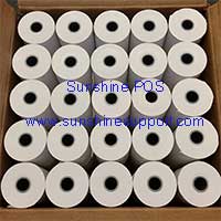 Receipt Paper Rolls Thermal 2 1/4 (57mm) x 74' Paper 50 Rolls 140-779