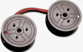 Universal Spool Black/Red Printer Ribbon (12) 6080br