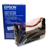 EPSON TM-U375 ERC-38 Black/Red Printer Ribbon