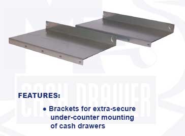 M-S J-184 Cash Drawer Under Counter Mount