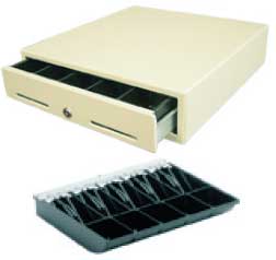 M-S Cash Drawer Epson Samsung White Small J-423-M-W