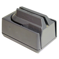 MagTek Mini MICR Check Reader USB KB Gray
