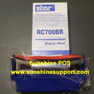 CLOVER Ktichen Printer Star SP742 SP700 OEM Black/Red Ribbon