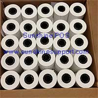 BAM POS 2-1/4 x 50 1-Ply Thermal Paper 50 Rolls for the Ingenico ICT 200/220/250 Hypercom/Nurit Verifone VX 520 