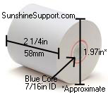 Star Thermal 2 1/4 (57mm) x 85' Paper Star Brand 12 Rolls