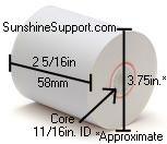 FLASH PARKING Smart Station Thermal Dresser Wayne Pump Paper 12 Rolls